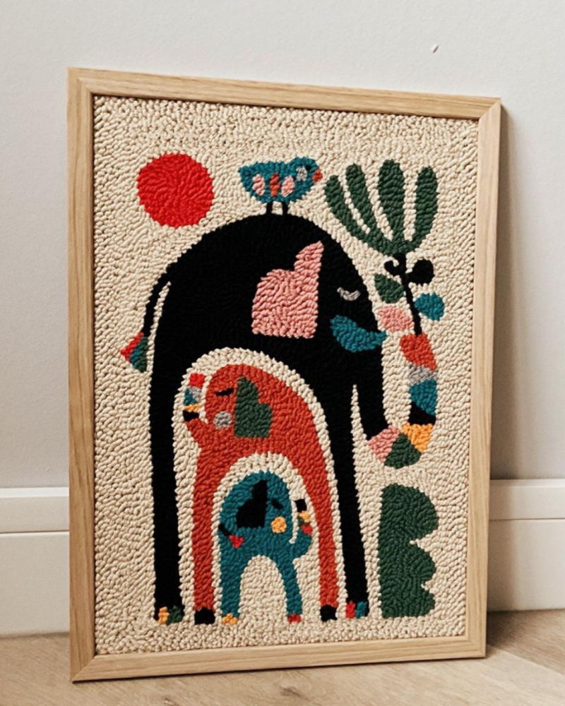 Russian embroidery piece