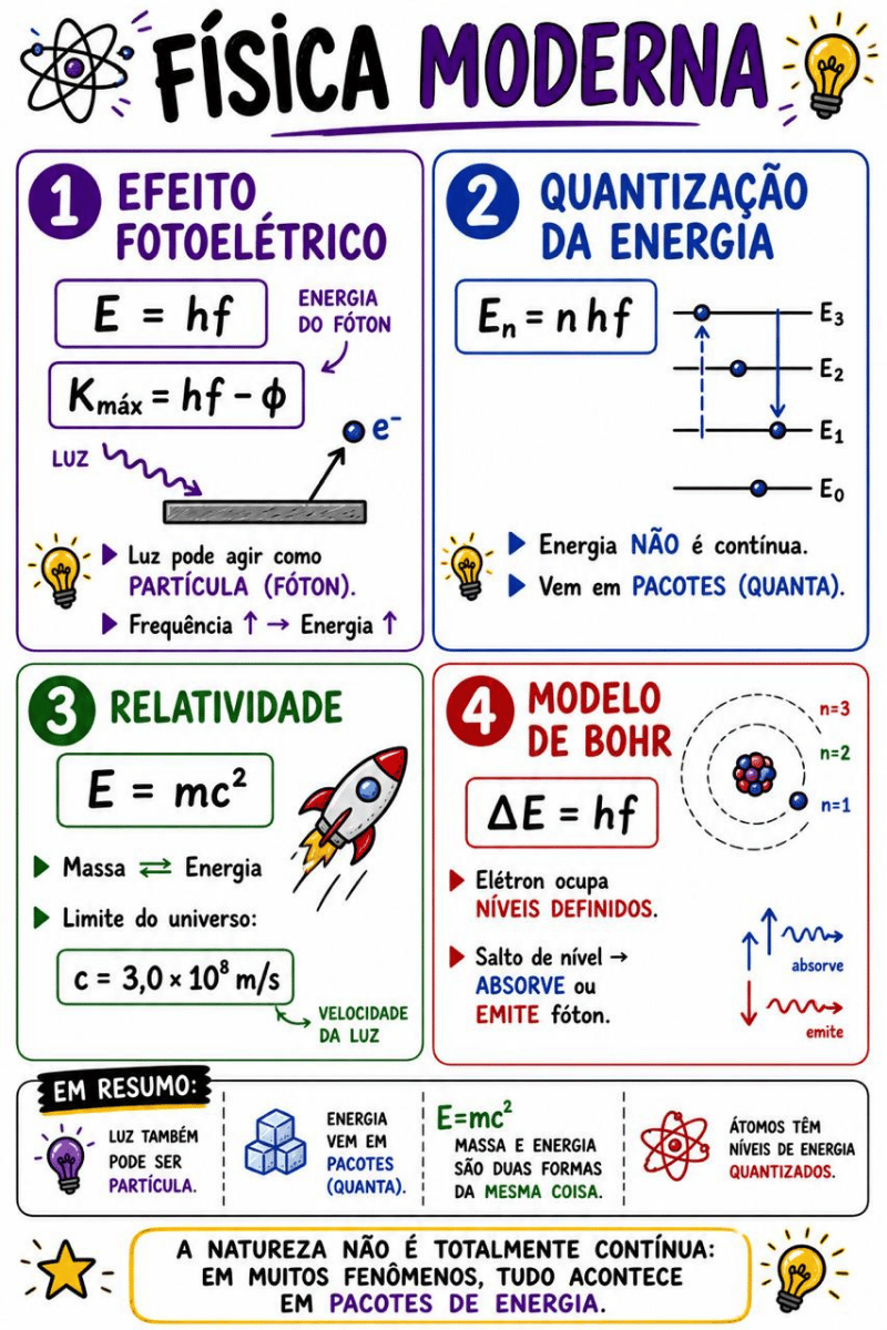 Resumo visual de Física 4