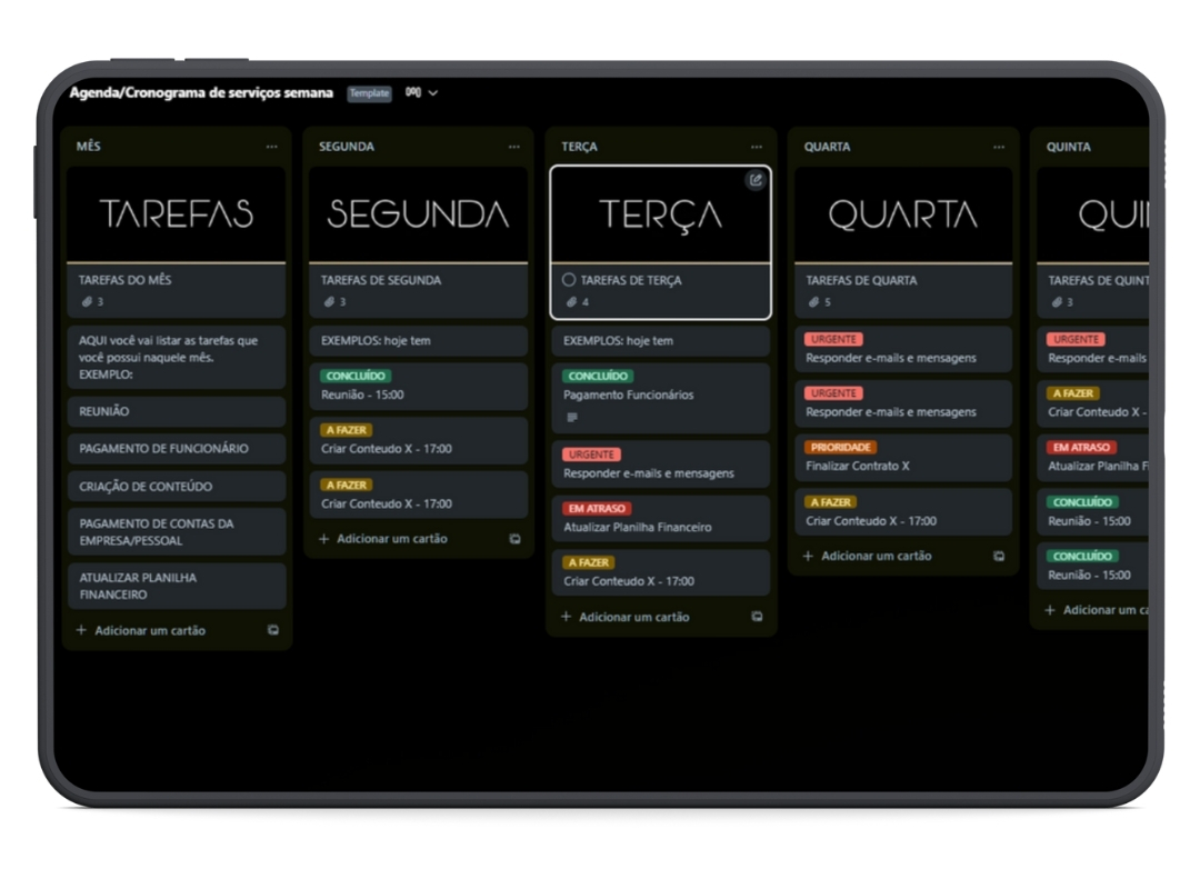 Agenda Semanal Premium