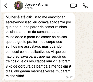 Depoimento de cliente