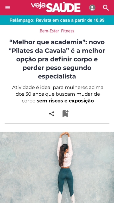 Mulher energizada após exercício